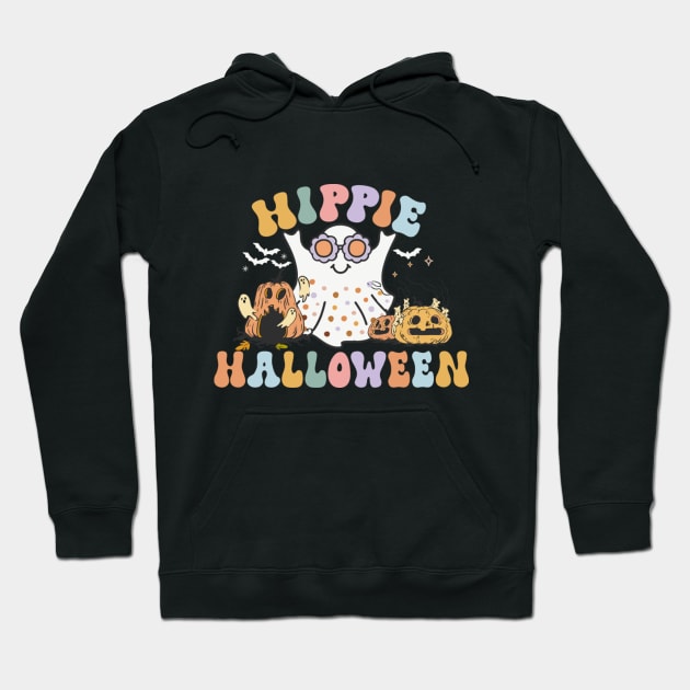 Hippie Halloween Groovy Outfit Costume Hoodie by Teewyld